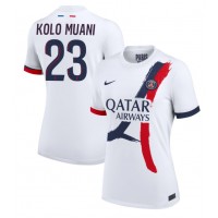 Paris Saint-Germain Randal Kolo Muani #23 Bortatröja Kvinnor 2024-25 Korta ärmar